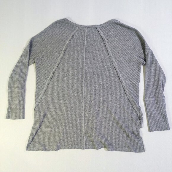 Sadie & Sage crew neck knit sweater women's size M grey colour - Picture 3 of 10